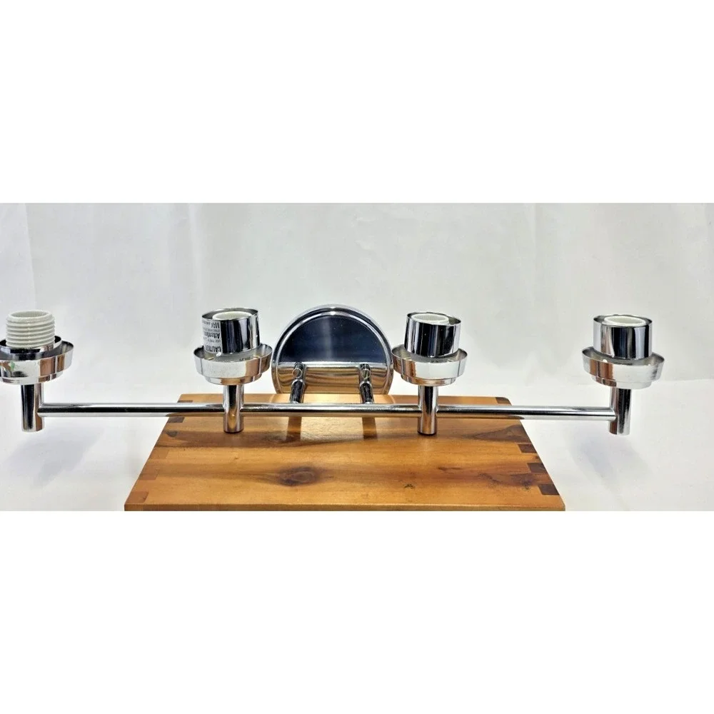 Patriot Lighting Simon 4-Light Vanity Chrome Damp Rated Fixture 352-6530